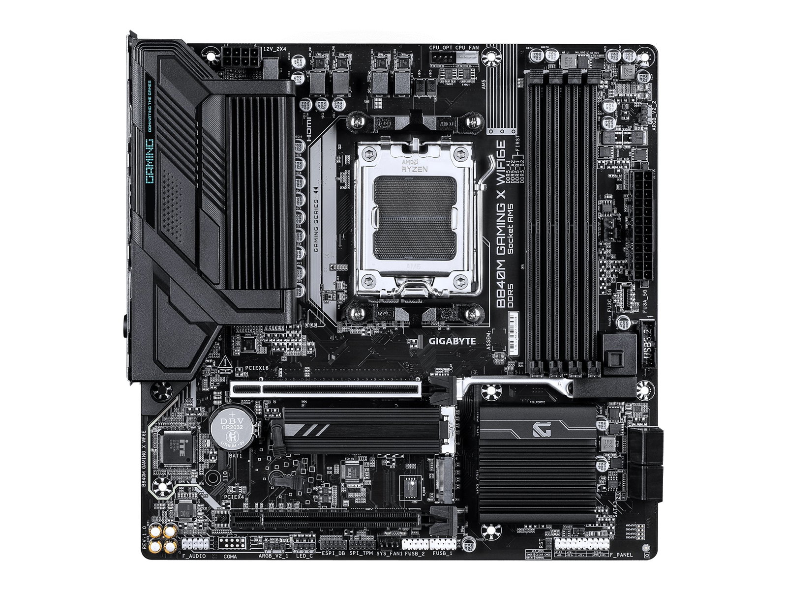 GIGABYTE B840M GAMING X WF6E AM5 4xDDR5 4xSATA 2xM.2