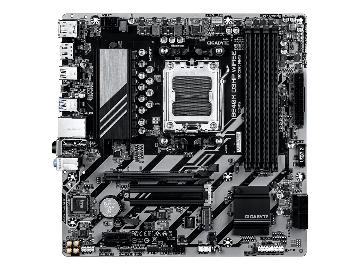 GIGABYTE B840M D3HP WF6E AM5 4xDDR5 4xSATA 2xM.2