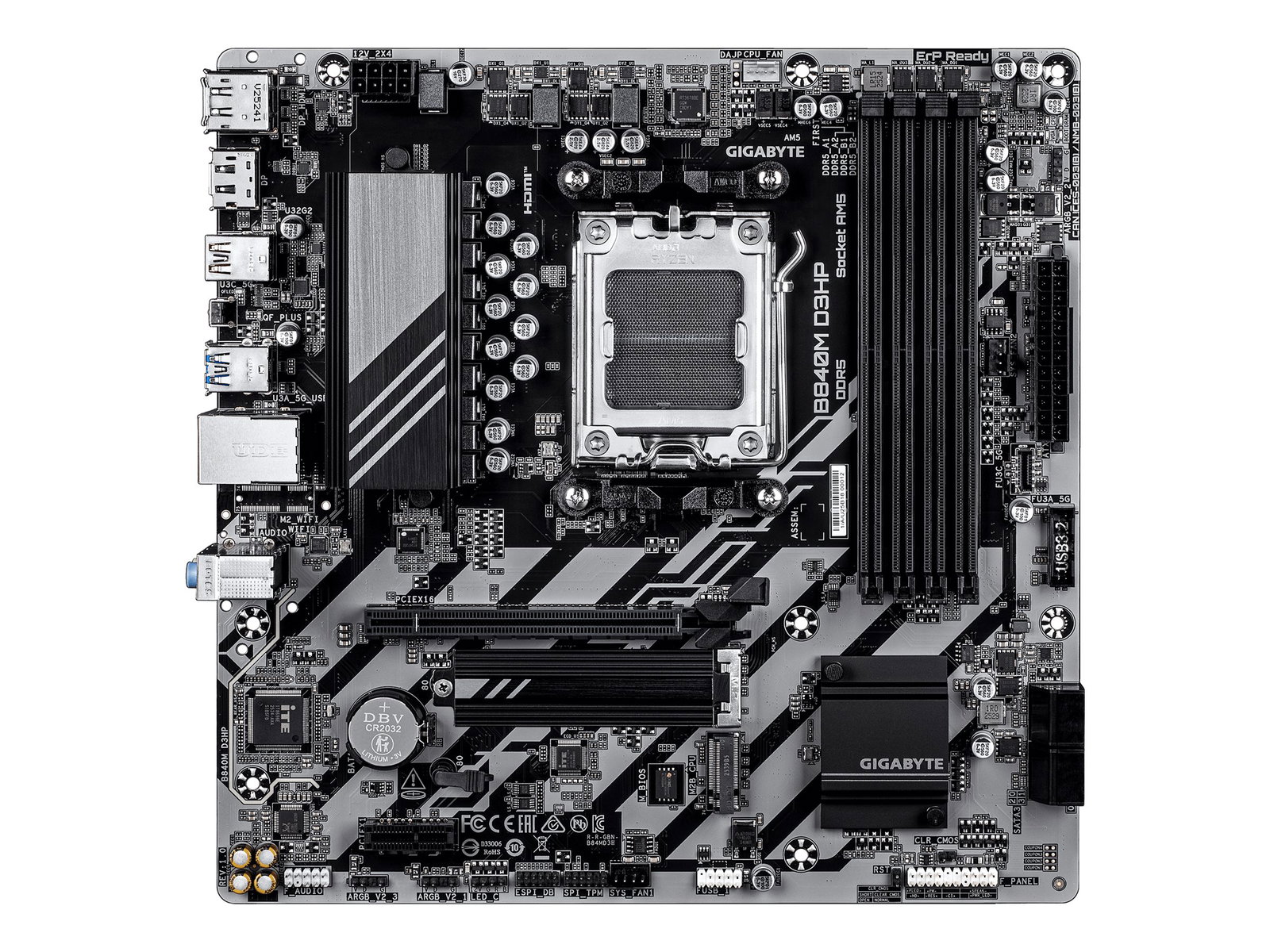 GIGABYTE B840M D3HP AM5 4xDDR5 4xSATA 2xM.2