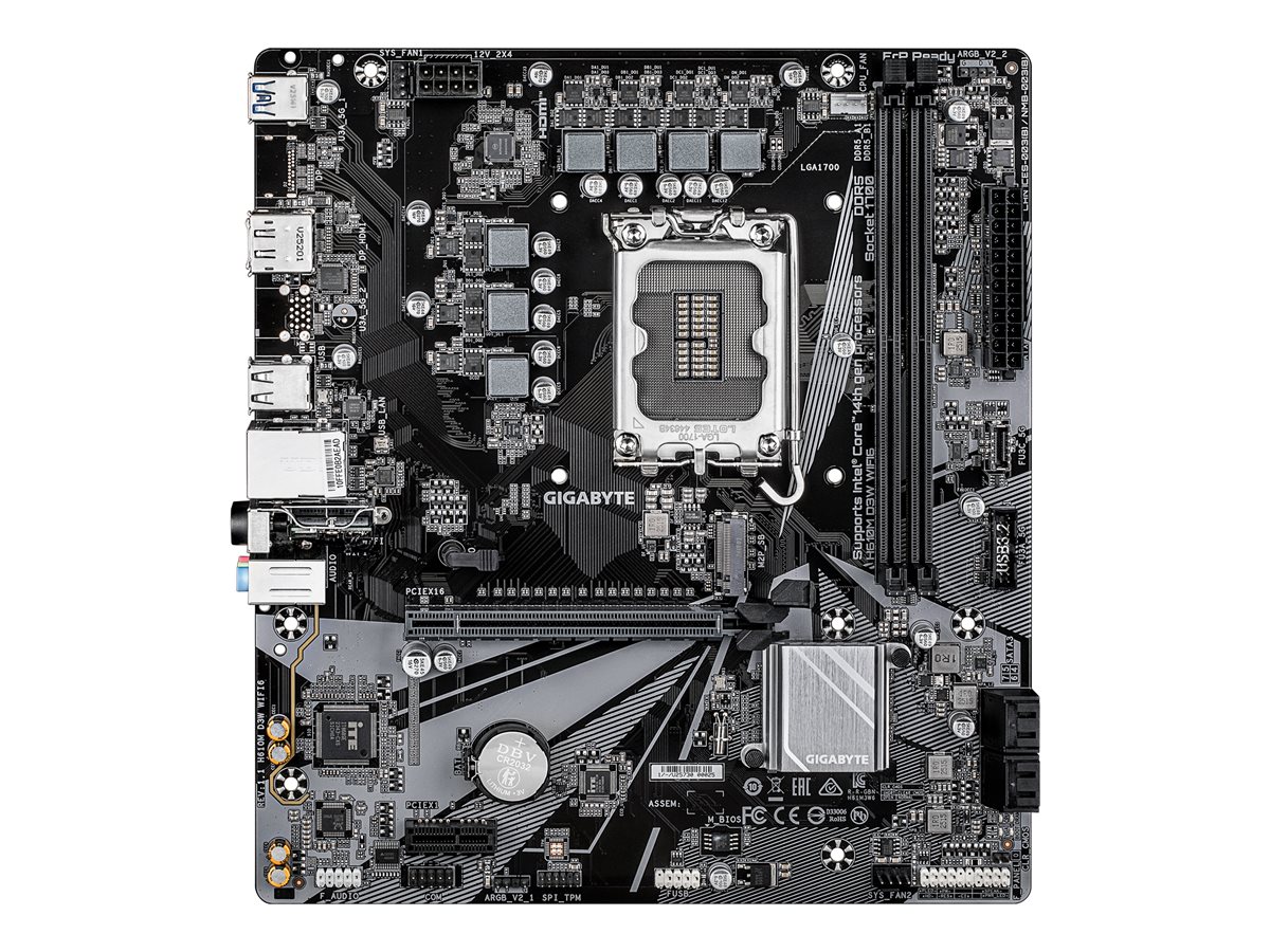 GIGABYTE H610M D3W WIFI6 LGA1700 2xDDR5 4xSATA 1xM.2
