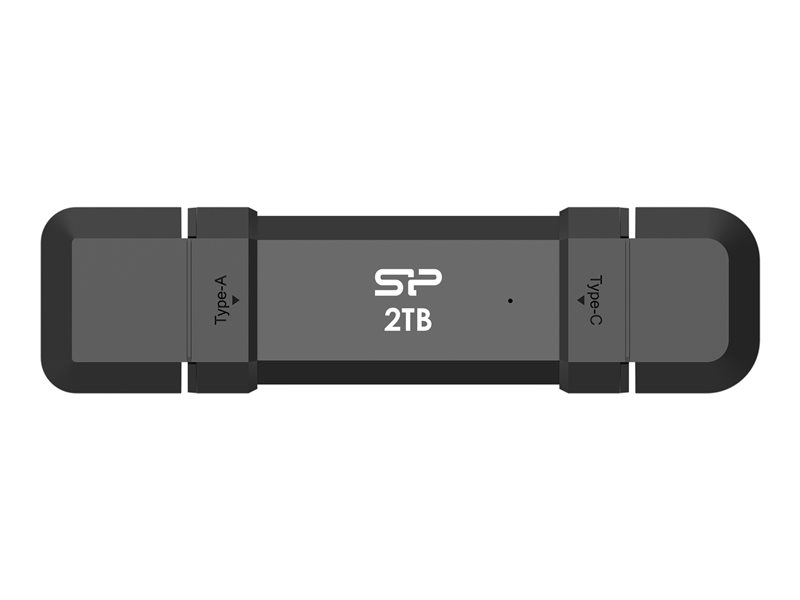 SILICON POWER DS72 500GB External SSD USB-A USB-C 1050/850MB/s Gold