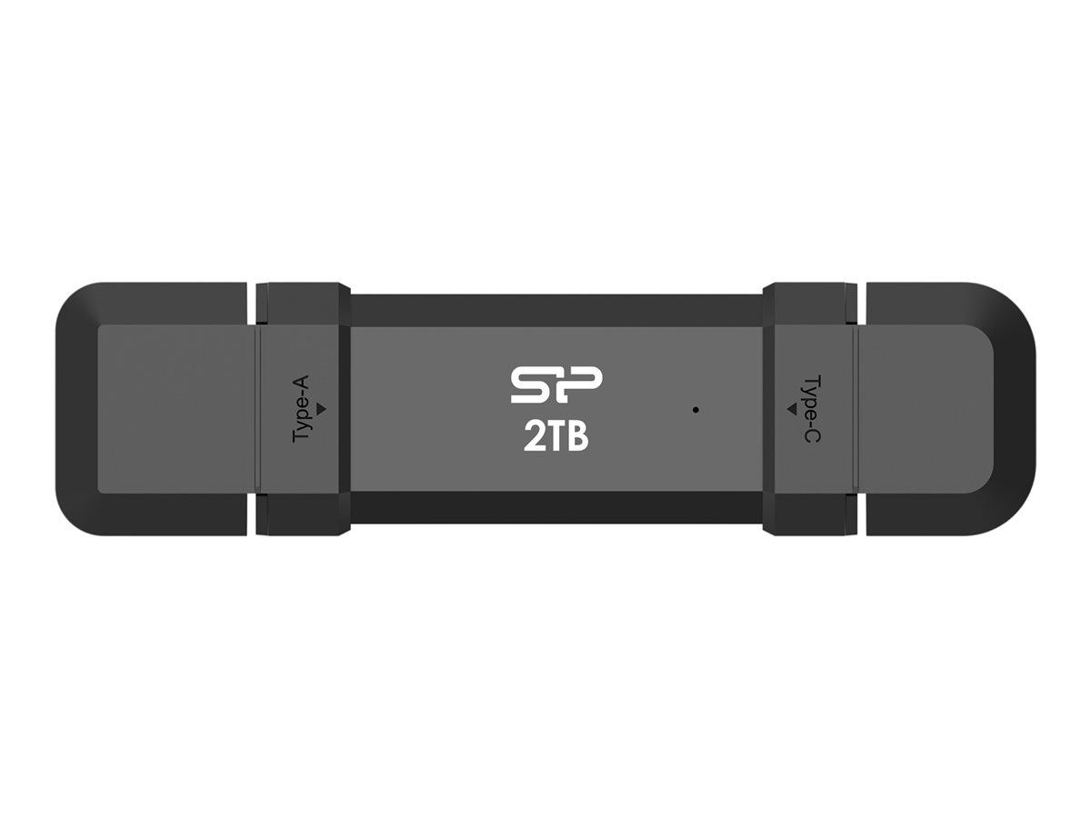 SILICON POWER DS72 500GB External SSD USB-A USB-C 1050/850MB/s Gold