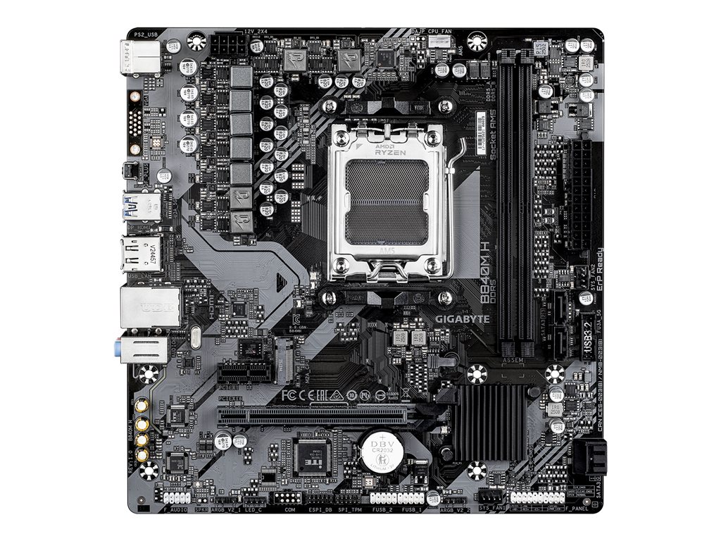 GIGABYTE B840M H AM5 2xDDR5 4xSATA 1xM.2 1xHDMI 1xDP