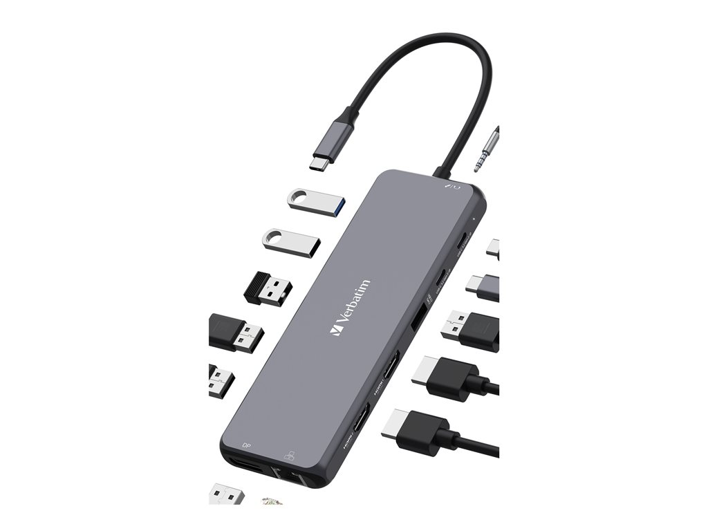 VERBATIM USB-C Pro Multiport Hub 13 Port CMH-13