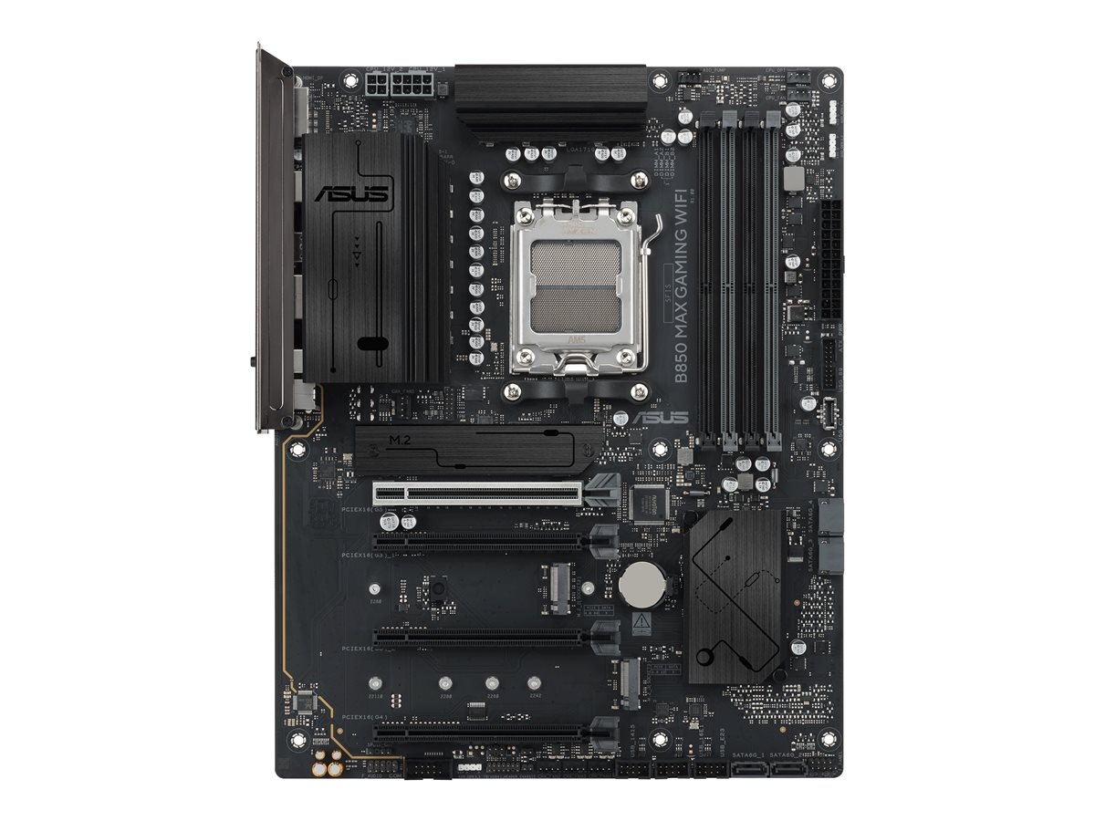 ASUS B850 MAX GAMING WIFI ATX motherboard 4xDDR5 1xPCIe 5.0 3xM.2 1xHDMI 1xDisplayPort 4xSATA