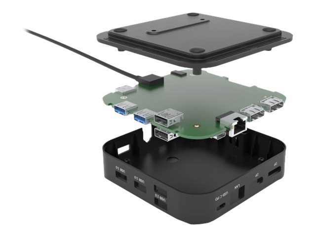I-TEC USB-C Dual Display MST DS 2x DP 1x GLAN 3x USB 3.1 2x USB 2.0 1x USB-C-DatA 1x Audio/Mic Jack 1x 100W USB-C PD + Charger 112W