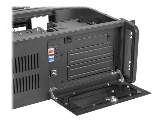 LANBERG SC01-4504-10B RACKMOUNT SERVER CHASSIS ATX 450/10 19/4U