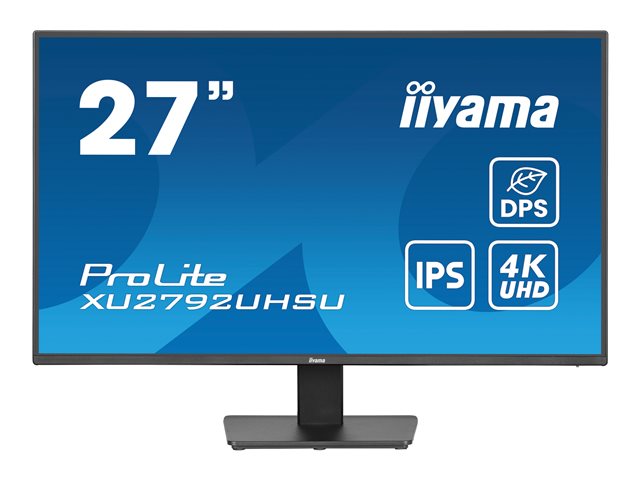 IIYAMA XU2792UHSU-B6 27inch IPS UHD LED 350cd/m2 4ms DP HDMI USB-Hub 3xOut v3.2 + 1xUSB-C Speakers (P)