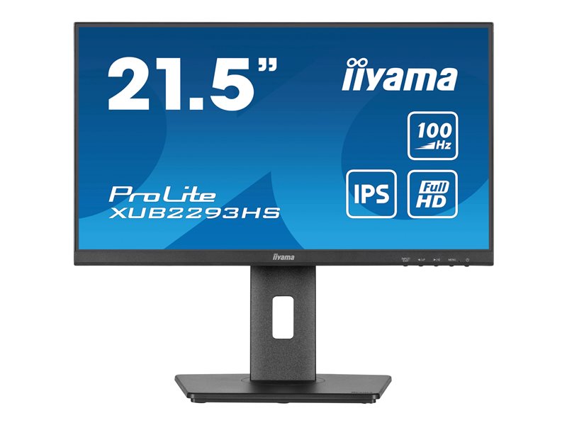 IIYAMA XUB2293HS-B6 21.5inch IPS FHD LED 100Hz 300cd/m2 1ms HDMI DP Speakers (P)