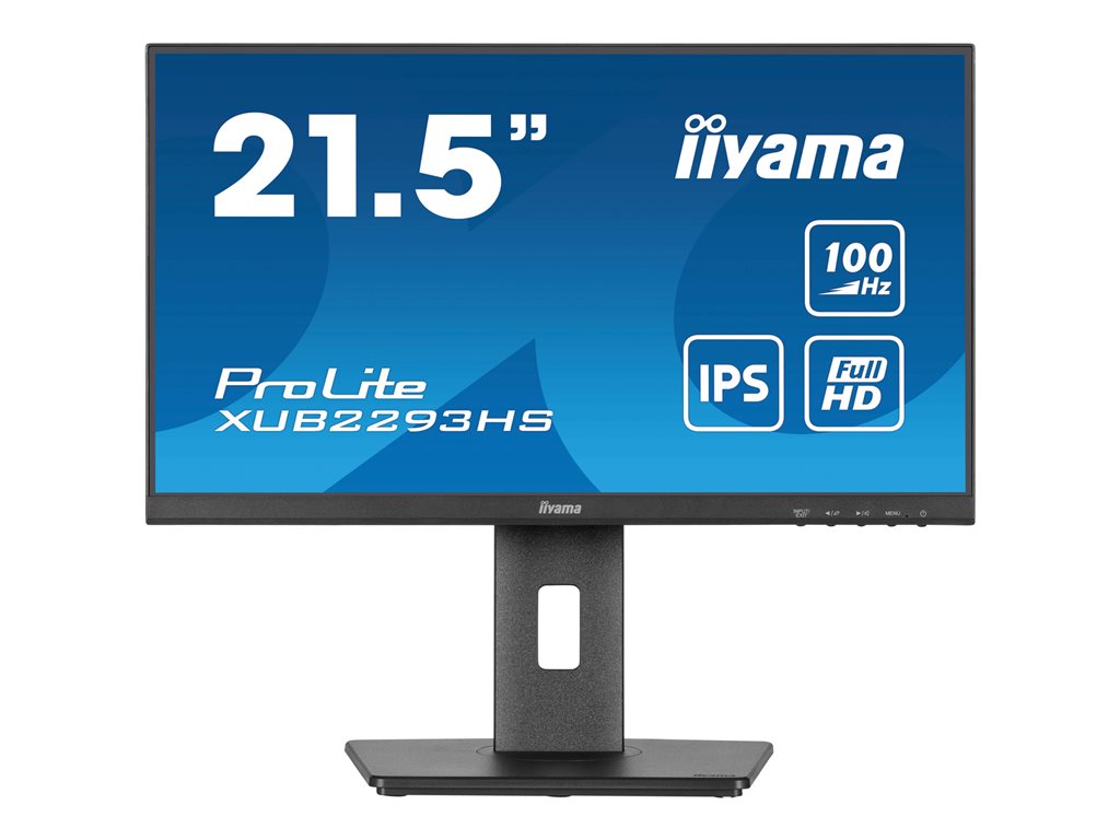IIYAMA XUB2293HS-B6 21.5inch IPS FHD LED 100Hz 300cd/m2 1ms HDMI DP Speakers (P)