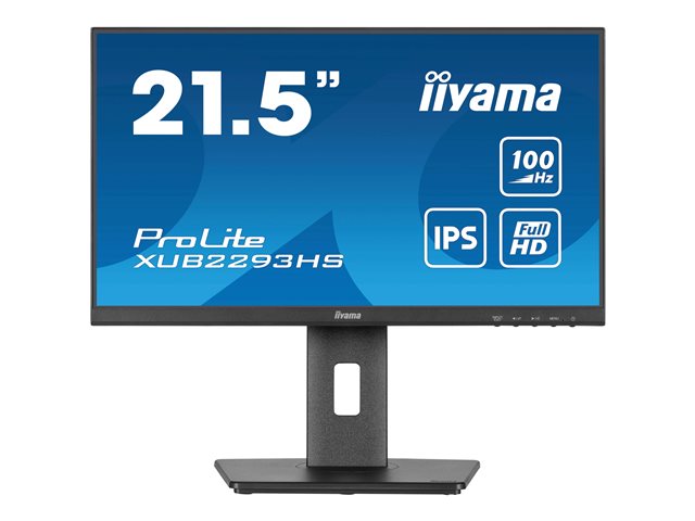 IIYAMA XUB2293HS-B6 21.5inch IPS FHD LED 100Hz 300cd/m2 1ms HDMI DP Speakers (P)