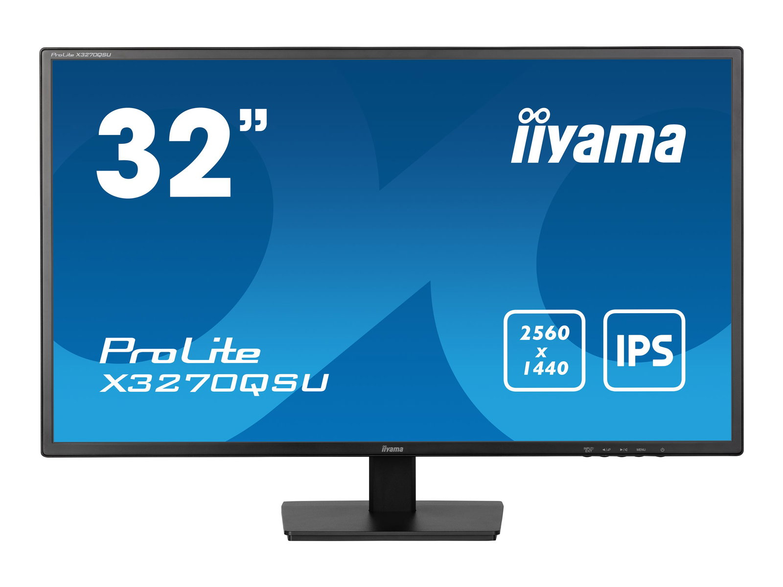 IIYAMA X3270QSU-B1 32inch IPS 2560x1440 250cd/m2 3ms 2xHDMI DP USB (P)