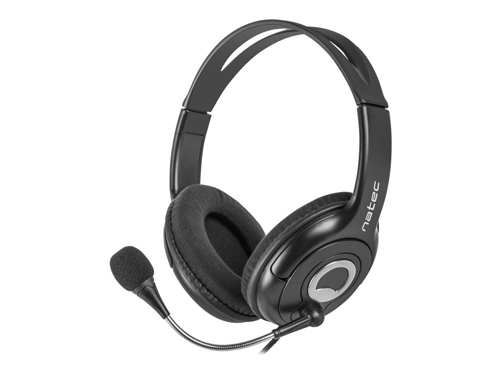 NATEC NSL-1178 Bear 2 Headphones + Microphone 2x Mini Jack 3.5mm