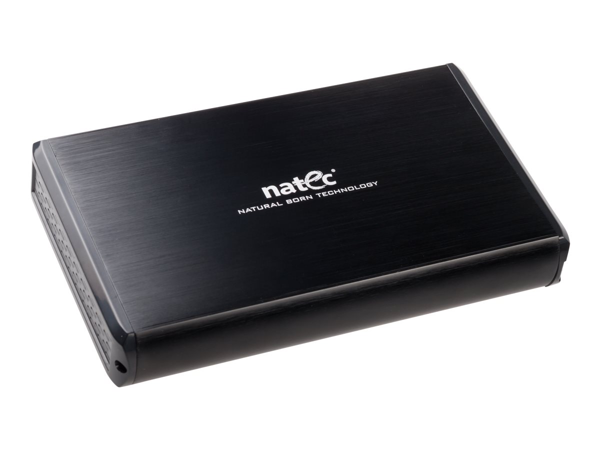 NATEC NKZ-0448 RHINO External USB 3.0 enclosure for 3.5inch SATA HDDs black aluminum