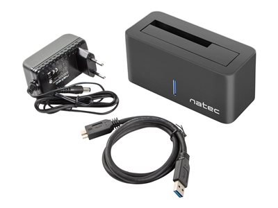 NATEC NSD-0954 Docking Station KANGAROO Sata 2.5/3.5inch HDD USB 3.0 + AC adapter