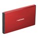 NATEC NKZ-1279 external enclosure RHINO GO for 2.5inch SATA USB 3.0 Red