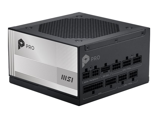 MSI PRO A850PL PCIE5 850W PLATINUM POWER SUPPLY