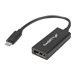 LANBERG AD-UC-DP-01 adapter USB TYPE-C M -Displayport F 15cm Black