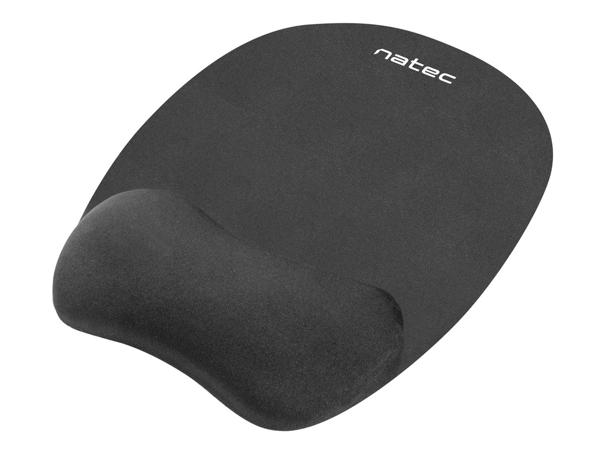 NATEC NPF-0784 Mousepad Ergonomic CHIPMUNK memory foam filling black