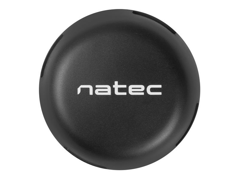 NATEC NHU-1330 Hub USB 2.0 BUMBLEBEE 4-ports Black