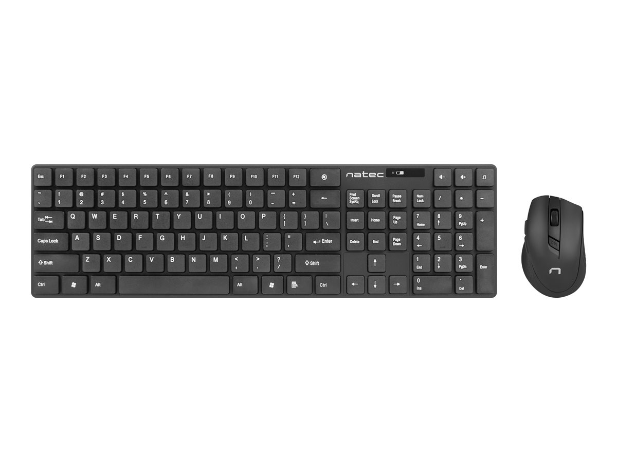 NATEC NZB-1440 Set 2in1 STINGRAY Wirelesss Keyboard+Mouse US Layout