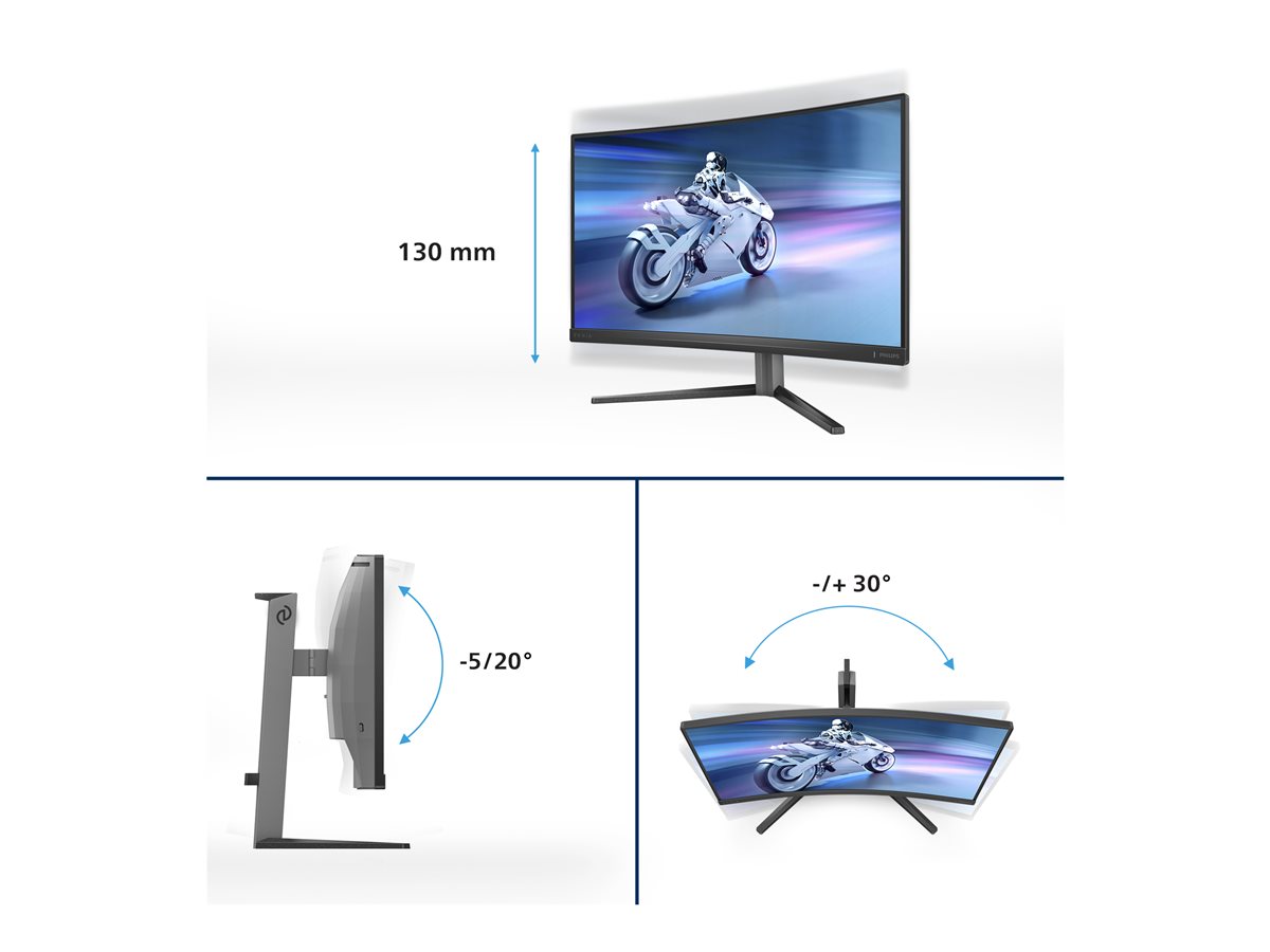 PHILIPS 27M2C5200W 27inch 2560x1440 16:9 HDMI Black/Grey