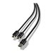 LEXIP X STEELPLAY Dual Play & Charge Cable for Controller 3m Black PS4