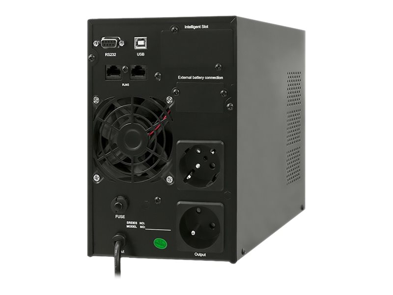 QOLTEC 53042 Uninterruptible power supply On-line 1kVA 800W LCD USB