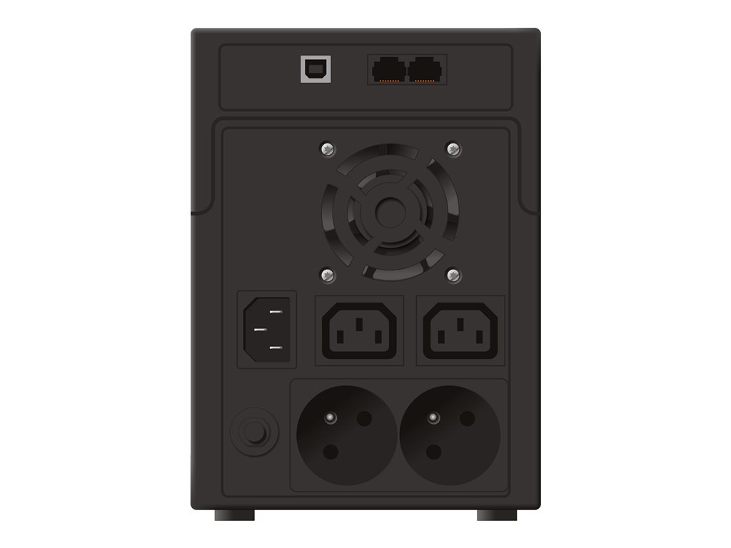 POWERWALKER VI 2200 SHL FR UPS Line-Interactive 2200VA 2x 230V EU 2x IEC C13 RJ11/RJ45 USB LCD