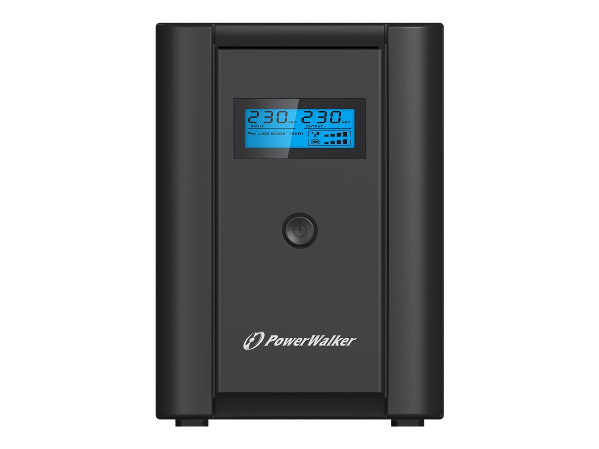 POWERWALKER VI 2200 SHL FR UPS Line-Interactive 2200VA 2x 230V EU 2x IEC C13 RJ11/RJ45 USB LCD