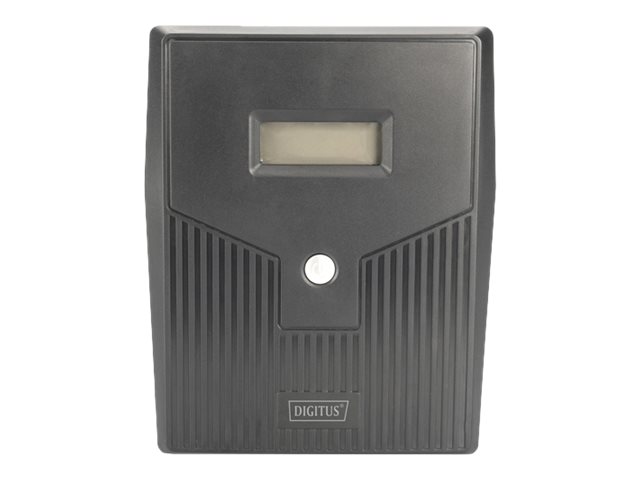DIGITUS Line-Interactive UPS 2000VA/1200W 12V/9Ah x2 battery 4x CEE 7/7 AVR USB RS232 RJ11/45 LCD display