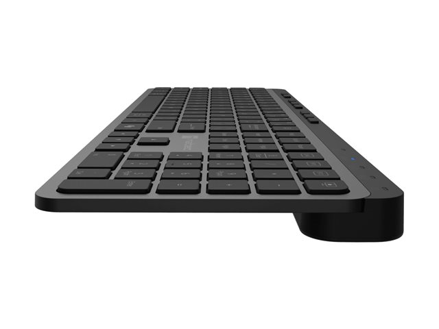 NATEC KEYBOARD MEDUSA US LAYOUT WIRELESS BT + 2.4GHZ X-SCISSORS SLIM