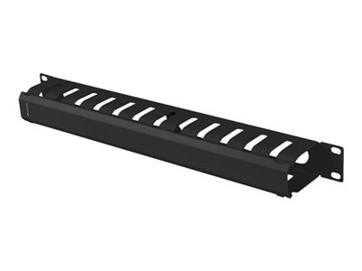 LANBERG 19inch Cable Managmement Metal 1U Type A Black