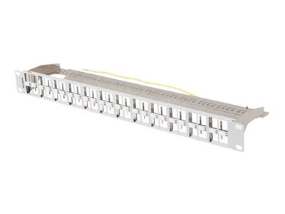 LANBERG Patch Panel Blank 48 Port 1U 19inch FTP For Keystone Modules Grey