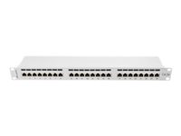 LANBERG PPS5-1024-S Patch Panel 24 port 1U cat. 5e shielded grey