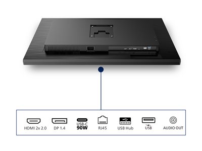 PHILIPS 32B1U3900/00 Monitor 31.5inch UHD LED 16:9 VA 60Hz 2xHDMI 2.0 DP 1.4 UBS-C