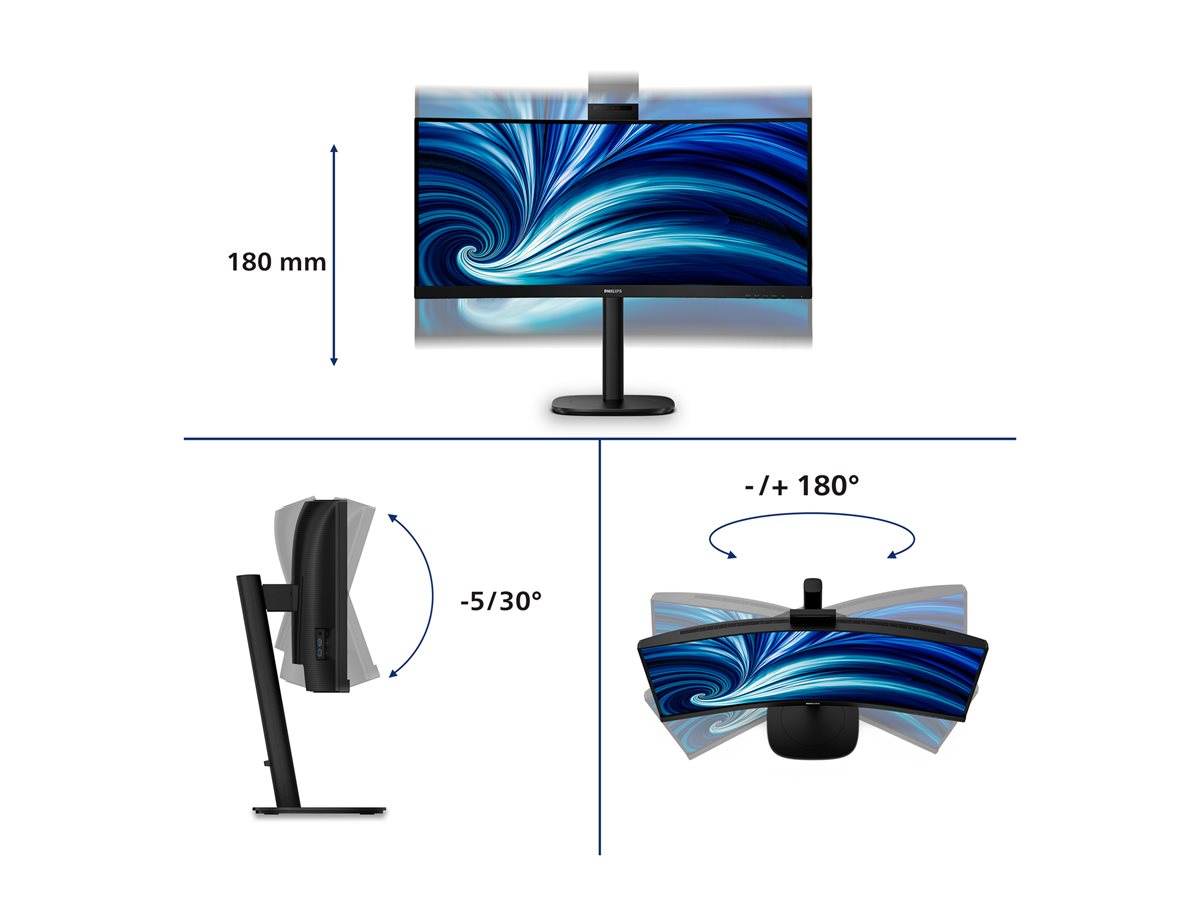 PHILIPS 34B2U3600CH/00 34inch UWQHD VA 120Hz 21:9 HDMI 2.0 DP 1.4 USB-C