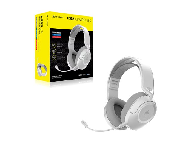CORSAIR HS35 v3 Wireless Headset White