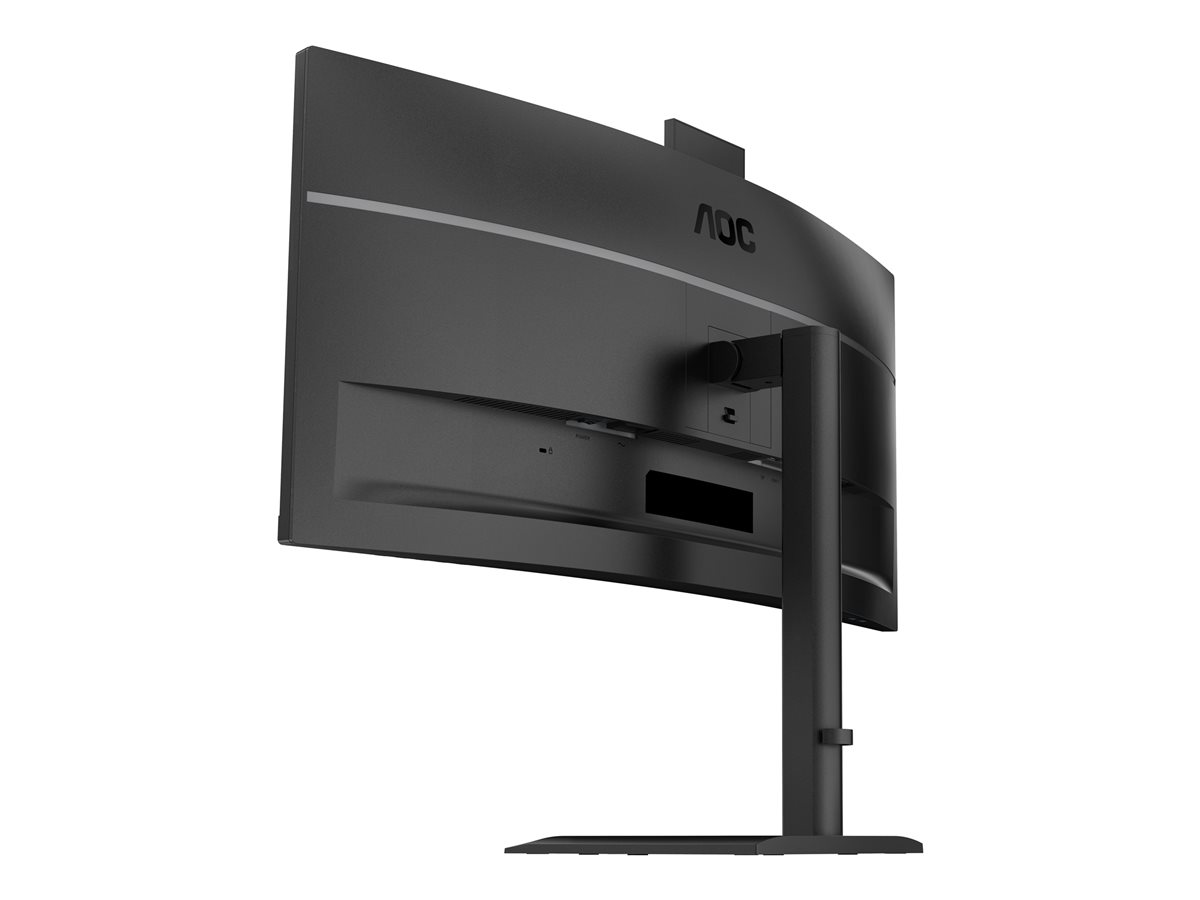 AOC 34inch 3440x1440 120HZ VA CURVED H/A 180 MM USB-C DOCKING Daisy chain with Q27E4U TUV EyeComfort Hardware USB HUB DP HDMI