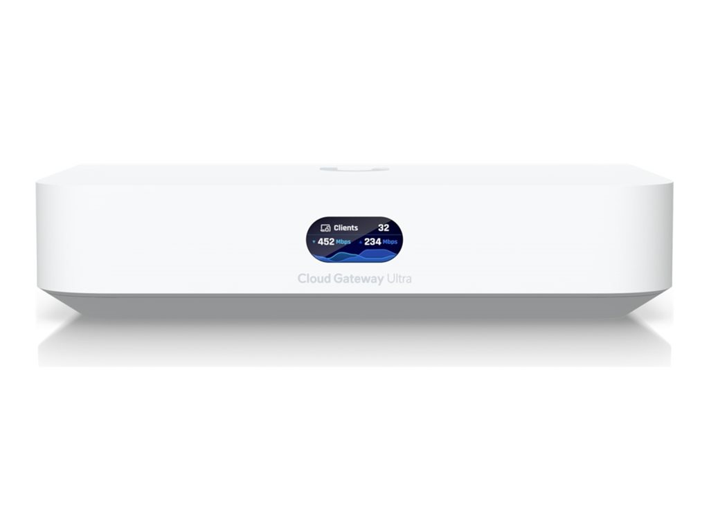 UBIQUITI UniFi Cloud Gateway Ultra 1x 1/2.5 GbE RJ45-Port WAN 4x GbE RJ45-Ports LAN /1 Gbps routing IDS/IPS