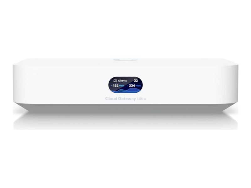 UBIQUITI UniFi Cloud Gateway Ultra 1x 1/2.5 GbE RJ45-Port WAN 4x GbE RJ45-Ports LAN /1 Gbps routing IDS/IPS