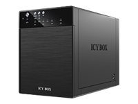 ICY BOX IB-RD3640SU3 External 4x3.5inch USB 3.0 eSATA Host RAID 0 1 3 5 10 Black