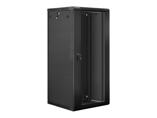 LANBERG WF01-6627-10B wall-mounted rack 19inch demounted flat pack 27U/600x600mm black