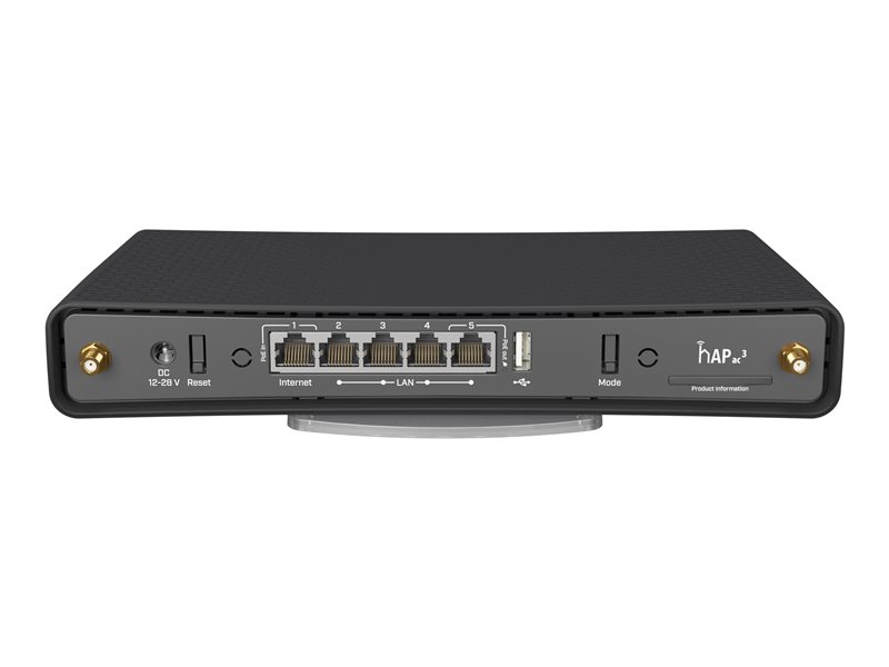 MIKROTIK RBD53iG-5HacD2HnD hAP ac3 WiFi Router AC Dual Band 5x RJ45 1000Mb/s 1xPoE 1xUSB