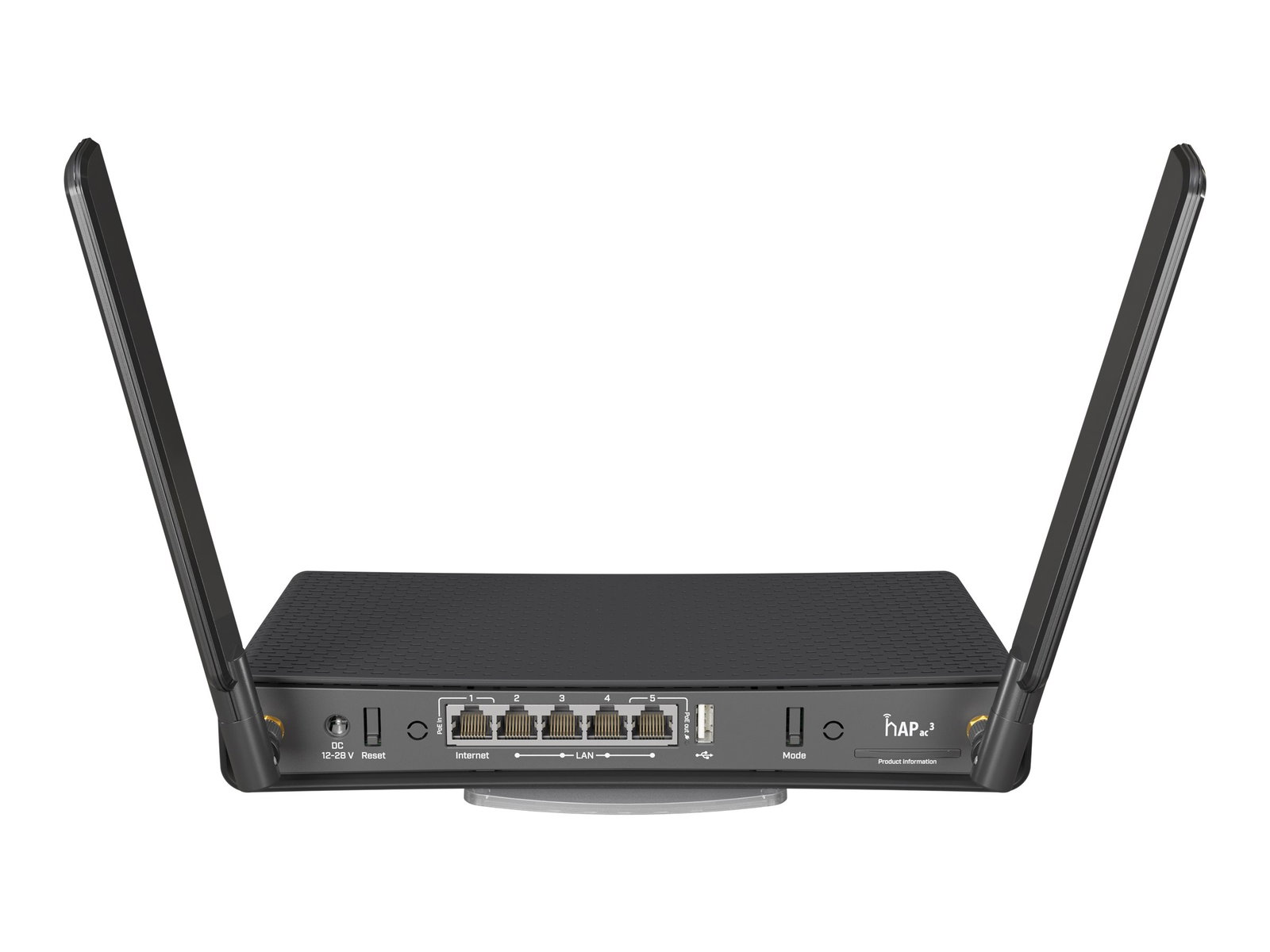 MIKROTIK RBD53iG-5HacD2HnD hAP ac3 WiFi Router AC Dual Band 5x RJ45 1000Mb/s 1xPoE 1xUSB