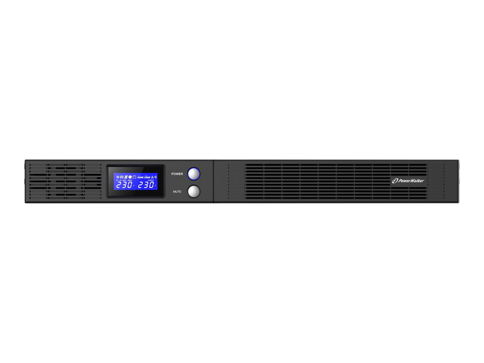 POWERWALKER VI 750 R1U UPS Line-Interactive 750VA 4x IEC OUT USB HID/RS-232 Rack 19