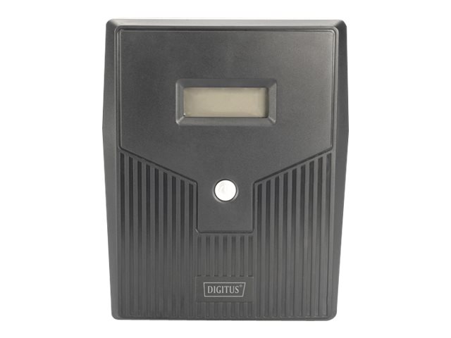 DIGITUS Line-Interactive UPS 1000VA/600W 12V/7Ah x2 battery 4x CEE 7/7 AVR USB RS232 RJ11/RJ45 LCD display