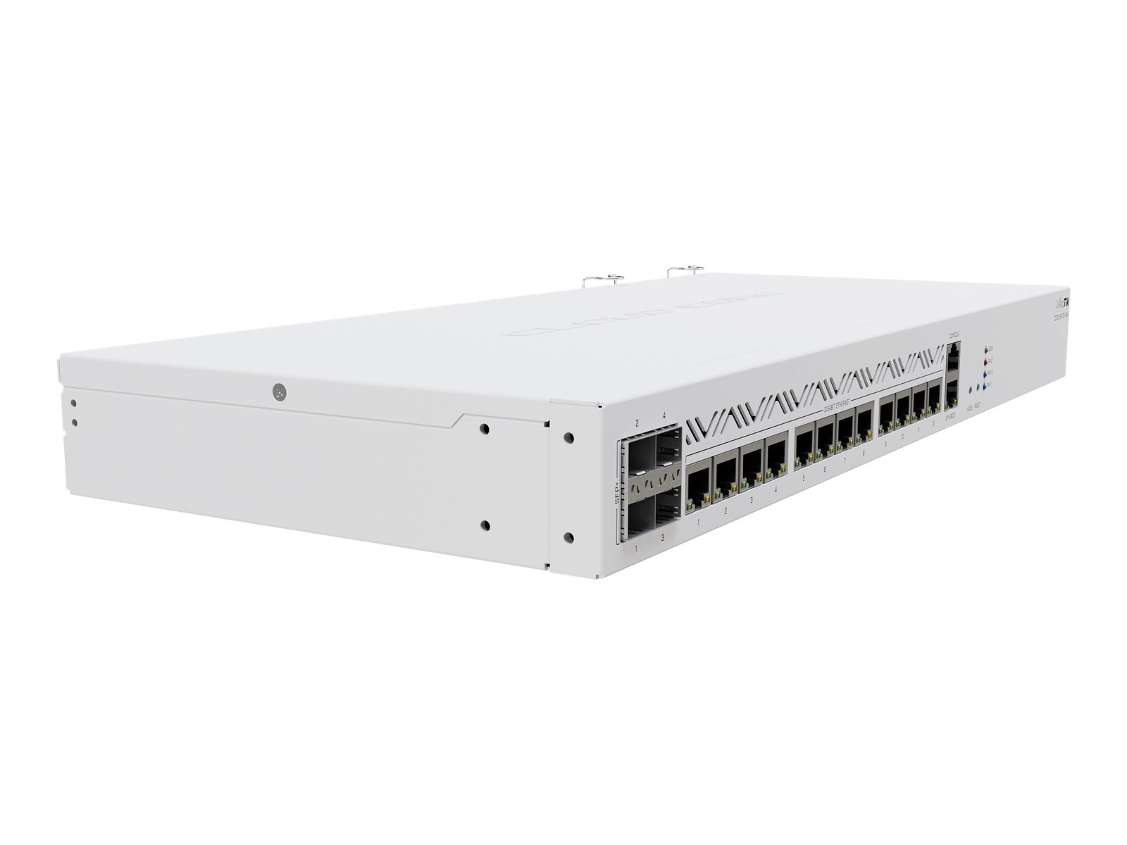 MIKROTIK CCR2116-12G-4S+ Cloud Core Router 4X2GHZ 128MB NAND 4x 10GE SFP+ 13x 1GE Ports 2x AC Inputs L6