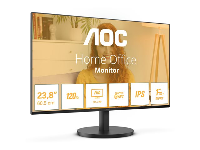 AOC 24B3HA2 24inch FHD IPS 100Hz normal stand ad sync 1ms MPRT HDMI
