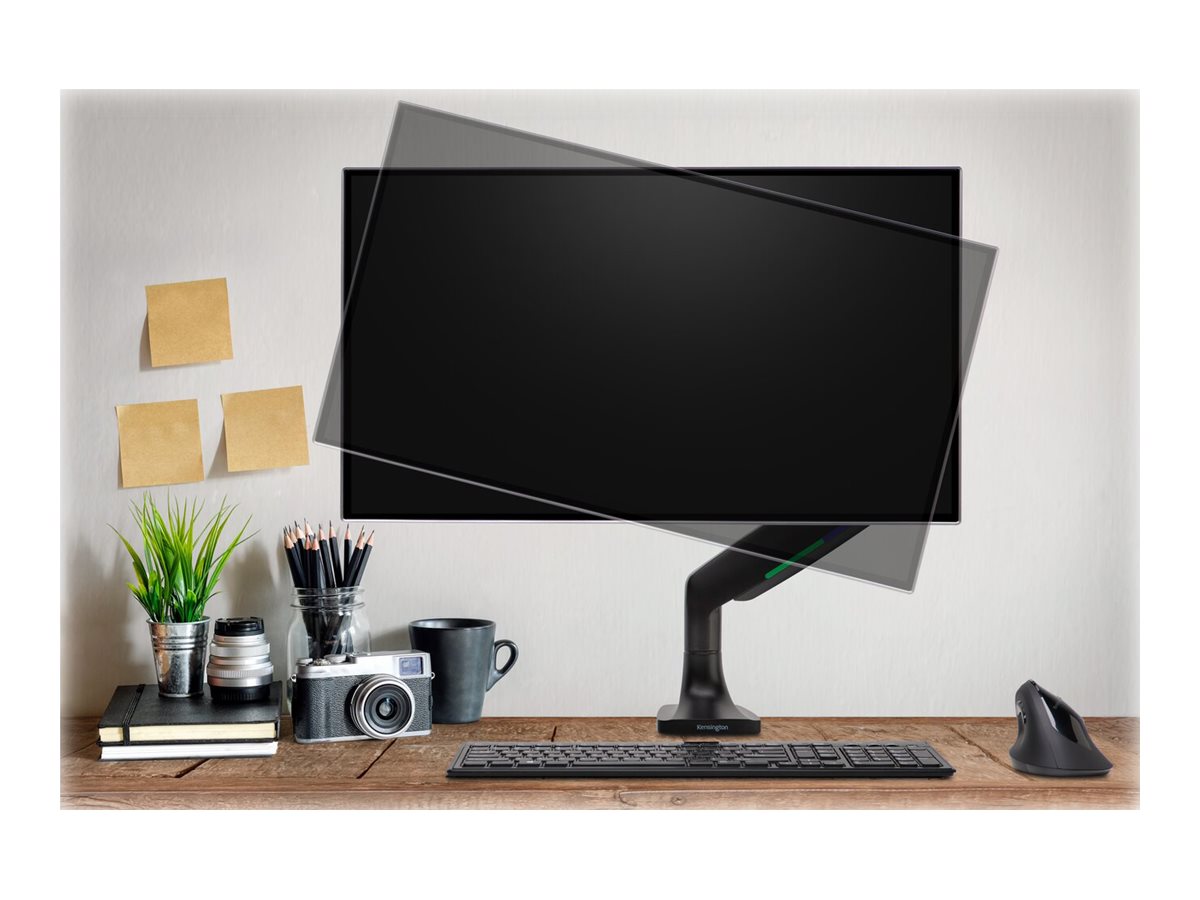 KENSINGTON One-Touch Height Adjustable Single Monitor Arm - Black